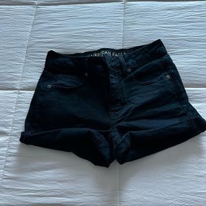 Black American eagle shorts